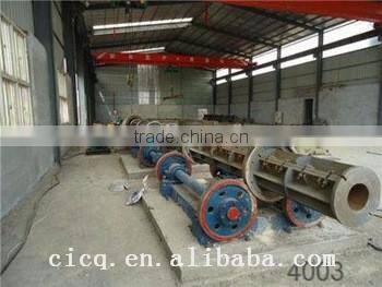 concrete pole makig machine in China with high quality