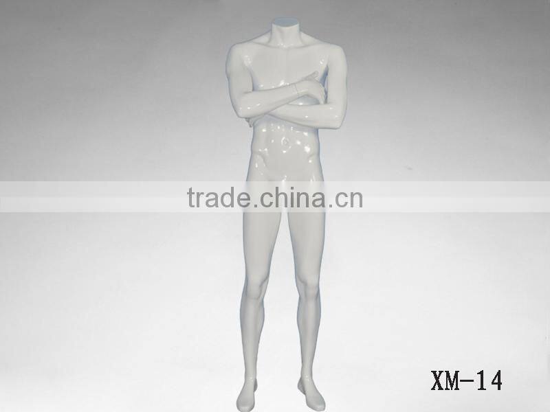 Cheap various poseture headless male mannequin for window display
