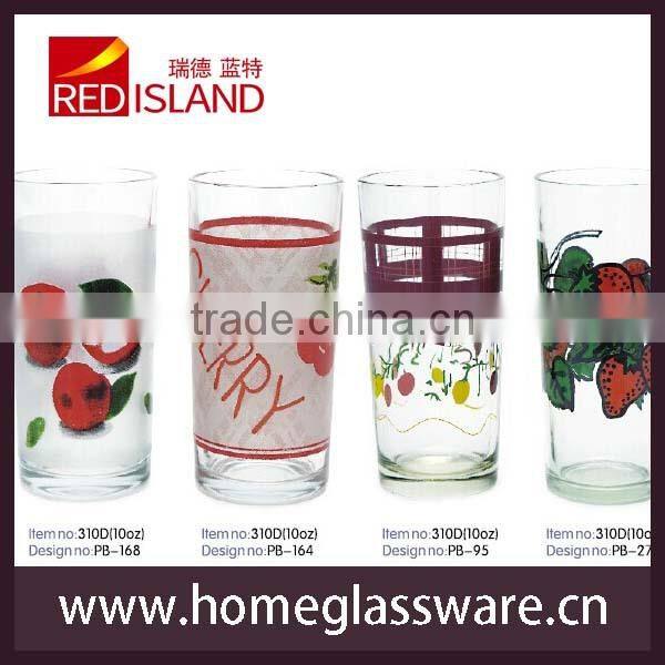2014 flower engraved designs glass cups/beautiful cups /glassware