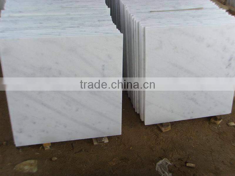 Cheap Guangxi white marble tile on sale