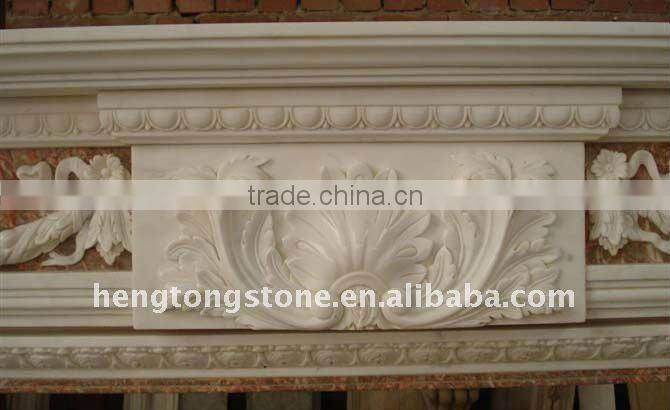 Modern Marble Fireplace Mantel Design