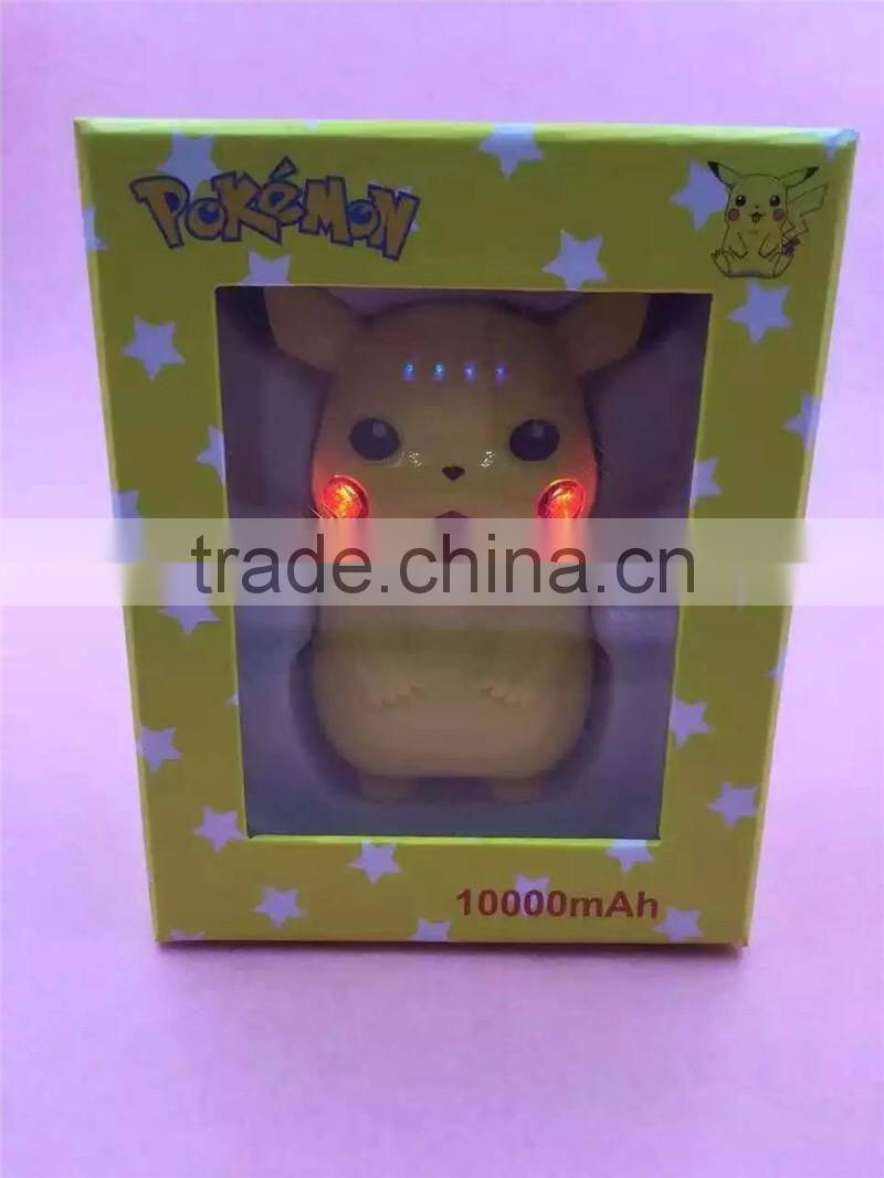 Factory production Pokemon ball Power bank Pikachu phone charger Cartoon cute PIKACHU 10000mah Pokemon power bank