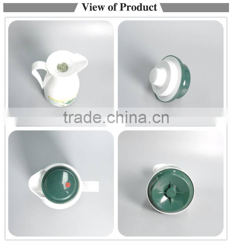 Competitive price 1.0L vacuum thermal coffee pot with glass liner for sale