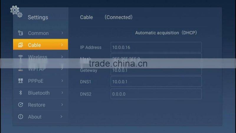2016 Latest Android 6.0 Amlogic S905X Freesat 2GB+8GB Powerful Android TV Box Internet OTT TV Box For Wholesale