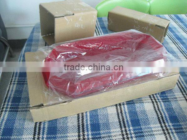 EB0002 2013 New Products Polyresin Gold Bathroom Amenity Box