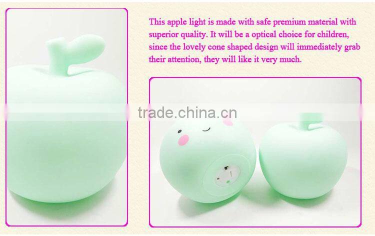 2017 hot sales LED lighting elegant apple fruits night light Decorative lamp