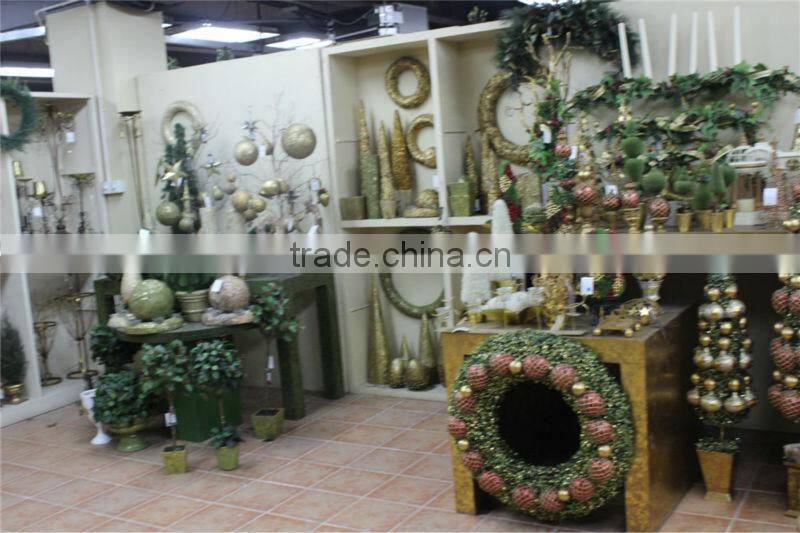 mini / huge artificial christmas pine tree / ring / flower for home / hotel / office (new christmas combination of Este-022 )