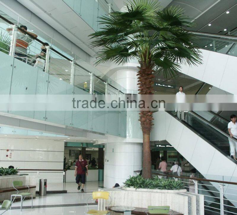 Chinese fake coconut tree decoration hotle manufacture longlife time artificial outdoor palm trees