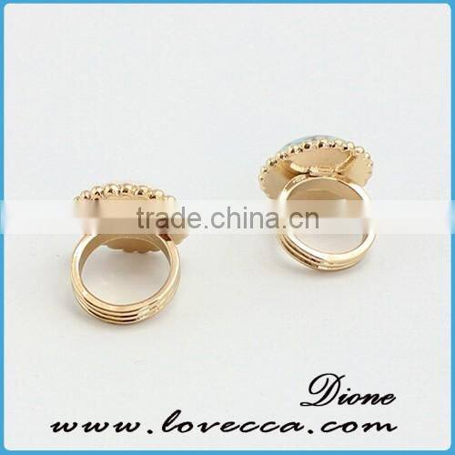 Alibaba Top Sale Natural Amethyst Bullet Shape Stone Vintage Pure Gold Ring for Woman