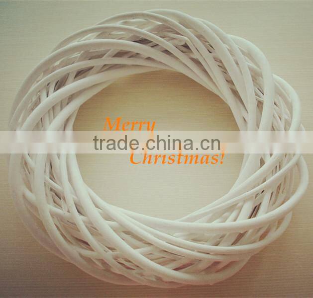 Christmas wreath & Christmas decoration & Wicker garland