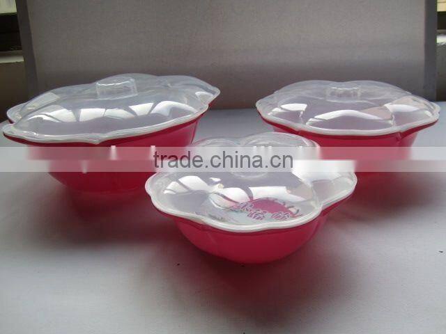 6PC Flower Type Plastic Fruit Basket