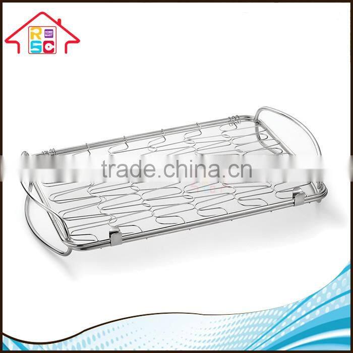 NBRSC Large Outdoor Grilling Vegetable Food Metal Wire BBQ Grill Fish Basket