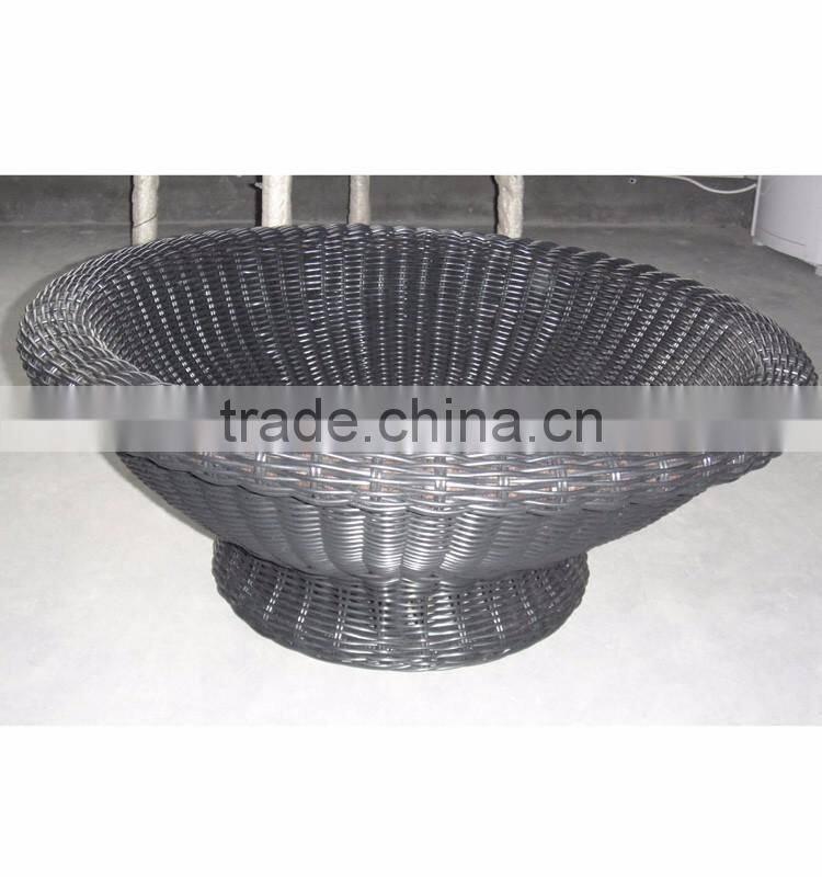 luxury wicker dog bed round rattan