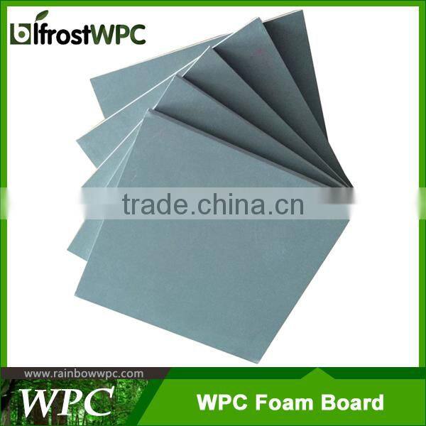 Bifrost wpc waterproof and fireproof wpc plastic foam sheets