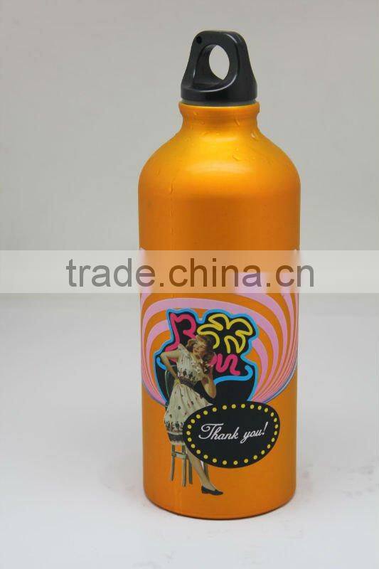 with narrow mouth water bottles aluminum custom printing