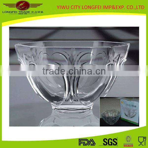 Cheap Big Transparent Glass Candy Bowl For New Year,Halloween