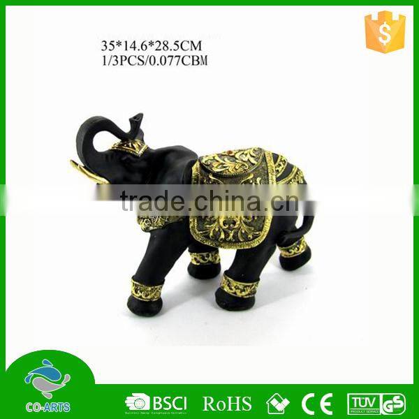 2015 new product tabletop decorative items resin elephant crafts