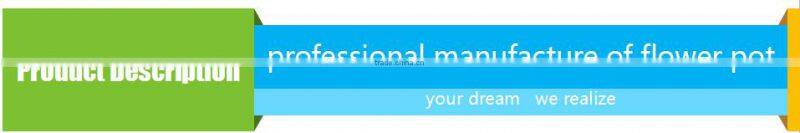 2016 new product Jingdezhen porcelain flower pots for garden decorations