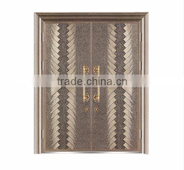 Villa main door front aluminum door Italy royal steel door (BG11-M069)