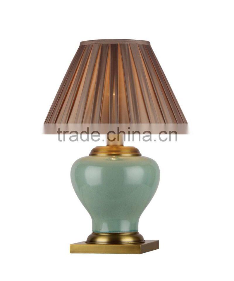 BISINI Antique Study Room Ceramic Desk Lamp