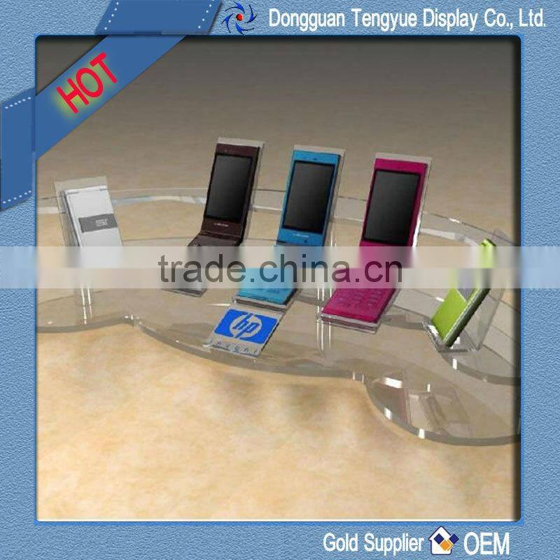 OEM factory vacuum forming thick plastic cellphone display stand