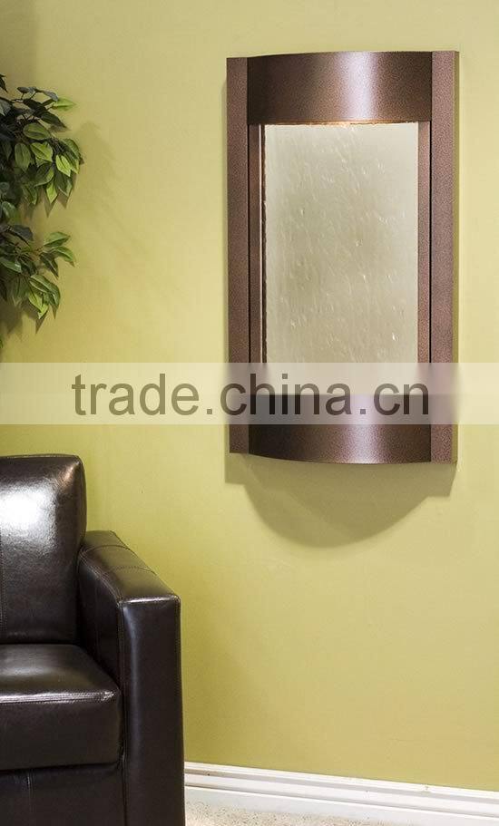 decorative silver mirror wall mounted interior mirror water feature