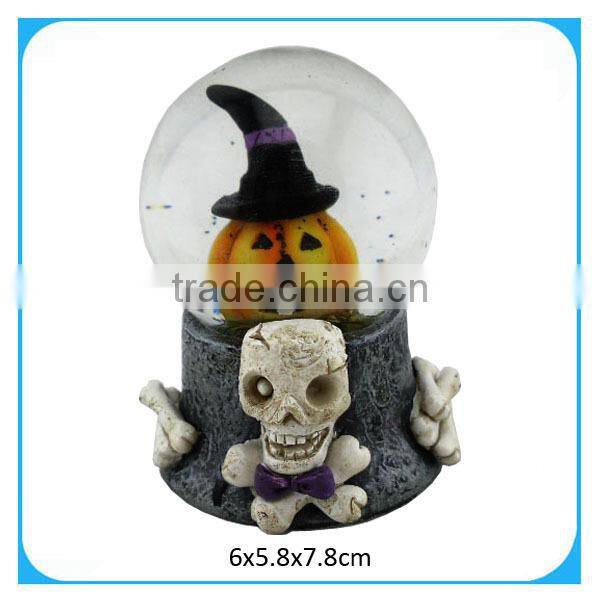 resin halloween water globe