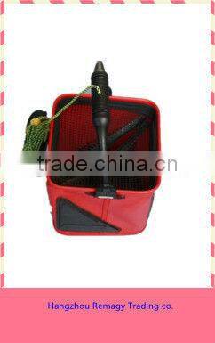Protable EVA folding bucket/ fishing barrel with lid