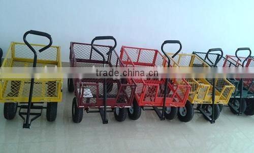 plastic garden dump trolley tc2145