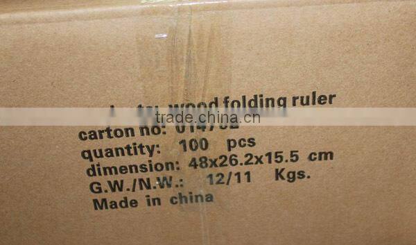 2 Meter 10 Folds German or Swedish Type Birch Wooden Folding Ruler