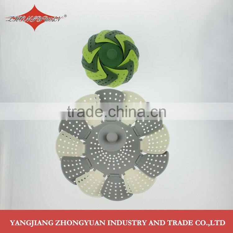 Plastic foldable and collapsible steamer good tools for steaming