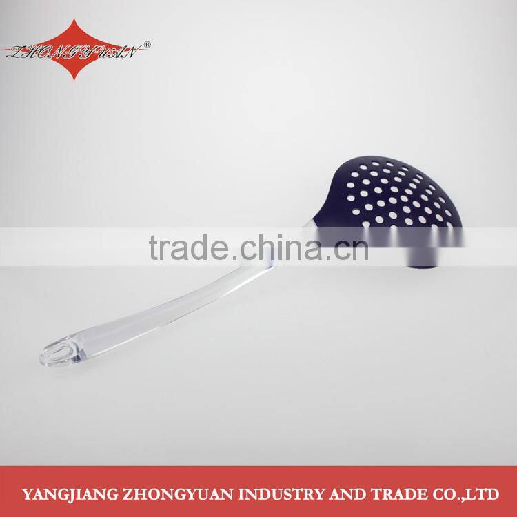Kitchen tools Cheap Nylon kitchen skimmer kitchen utensil with PS handle