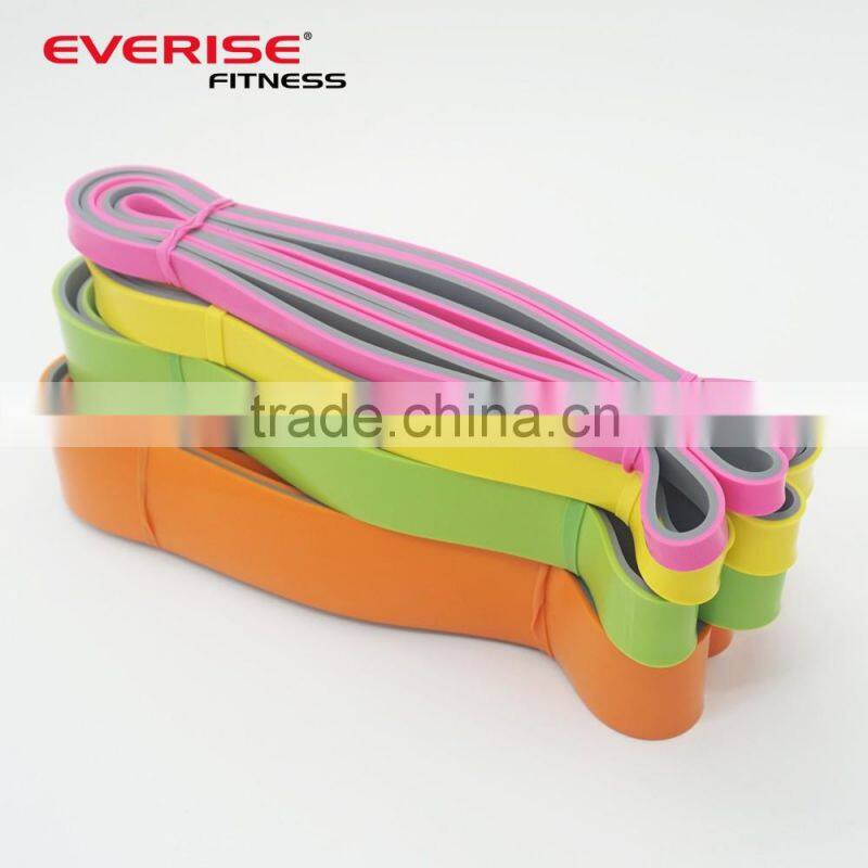 2017 hot selling new style Latex double color resistance power set band