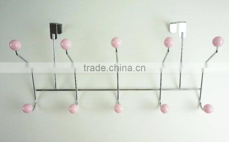 43018 Muticolored Bead Home Storage Decoration Coat&Hat Rack with 10 door Hooks