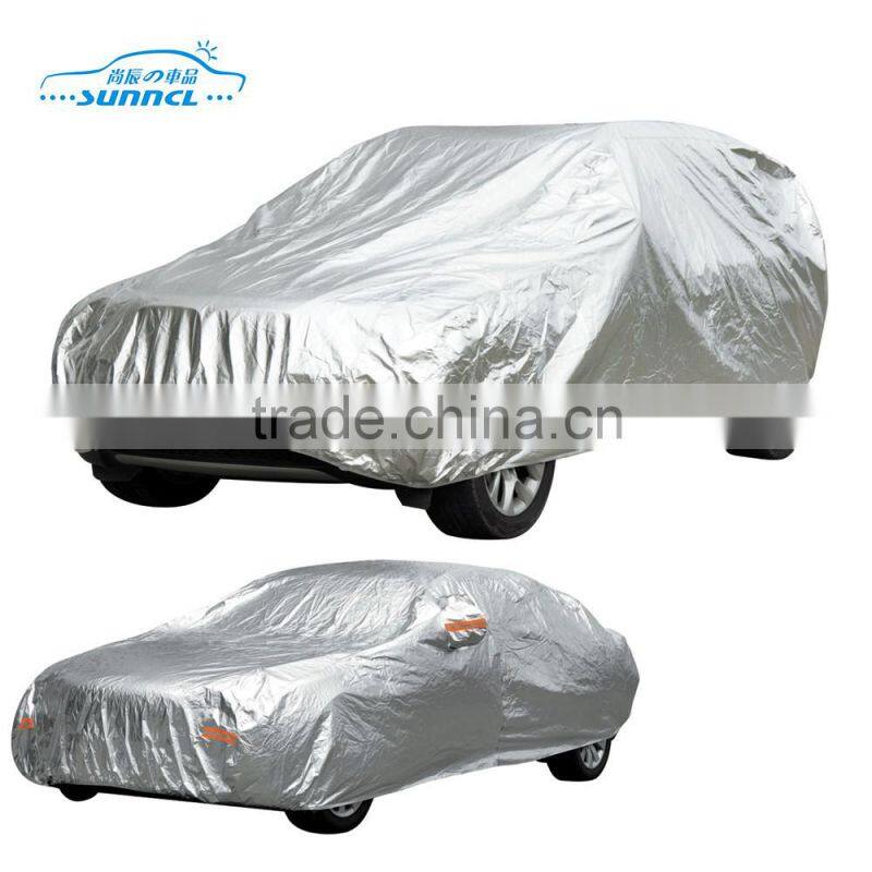 Aluminium Foil and Cotton Material Cover Car with UV Water Dirt Proof