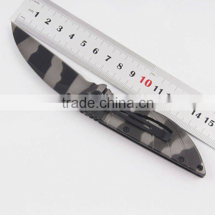 New design Multi functional stainless steel folding pocket strider knife PC5002