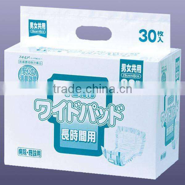 Hot-selling and Durable urinary incontinence pad for man absorbent pad for old people