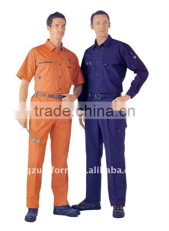 NEW!purple short sleeve worker uniform suit