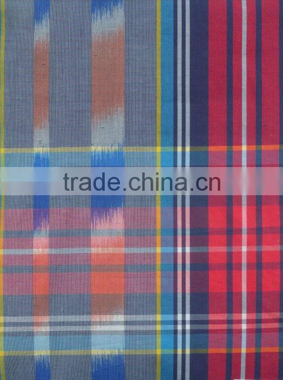Space dyed fabric woven shirt fabric