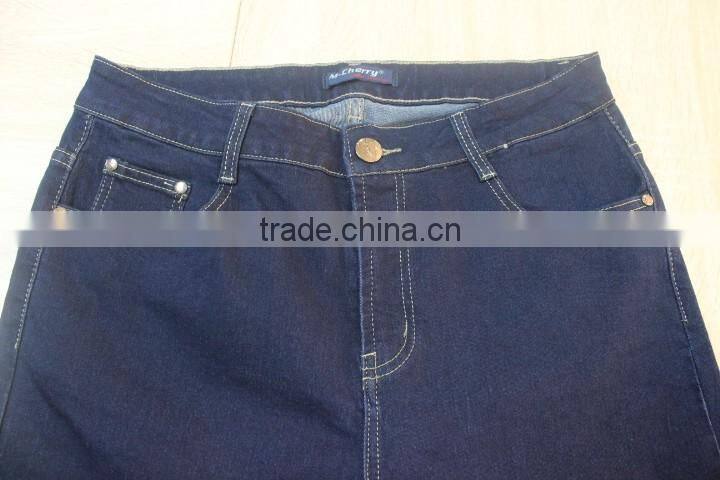 GZY ladies jeans pants cheap jeans wholesale in Guangzhou