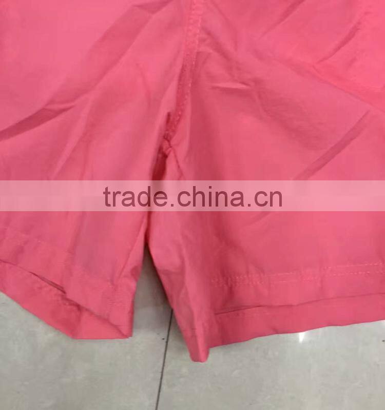 Stylish men 100%polyester beach shorts factory closeout