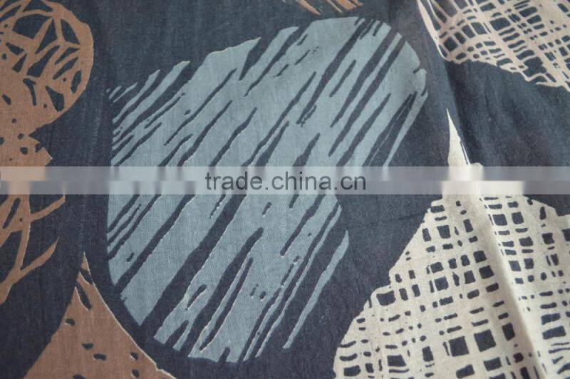 Fashion new coming 100%rayon ladies print heart latest scarf