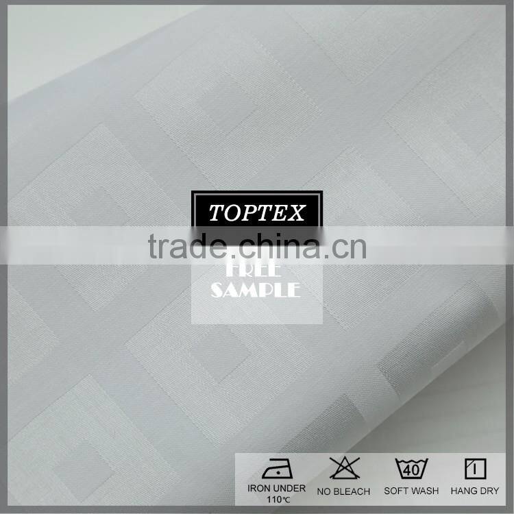 Promotional mill made cotton dobby bedding fabric for hotel