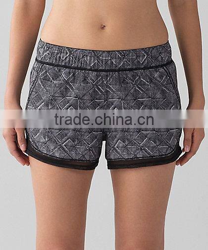 MGOO Wholesale Fully Reversible Running Shorts Women 100% Polyester Ventilate Comfortable Dri Fit Jogger Pants