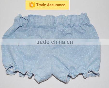 European and American baby girl short hot pants summer kids pink gingham ruffle pants