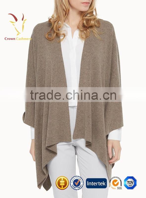 Women Warmest Wholesale Cashmere Knitted Poncho