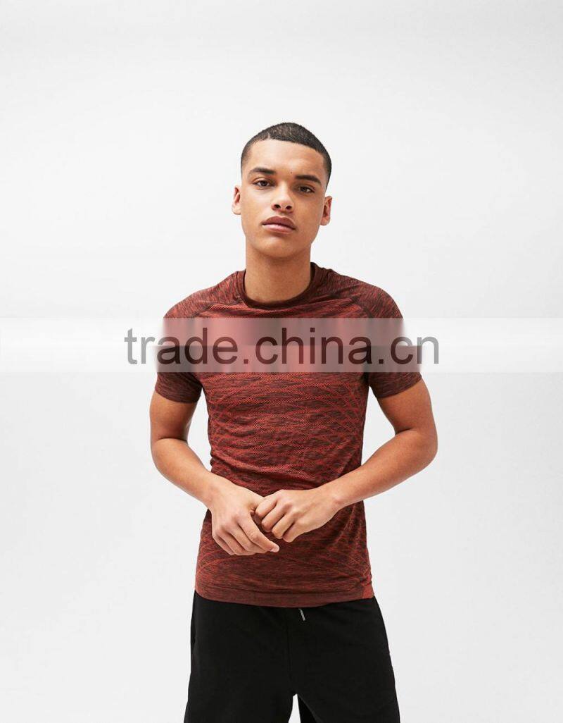 wholesale men sublimation seamless sport t shirt