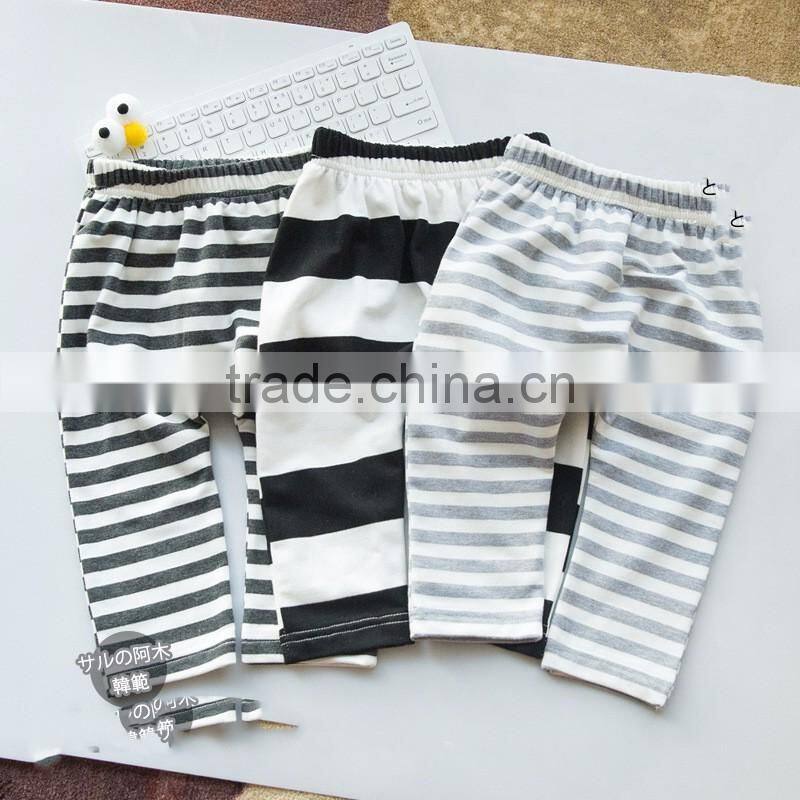 Cheap price factory Wholesale boy wear winter clothes striped cotton kids harem pants
