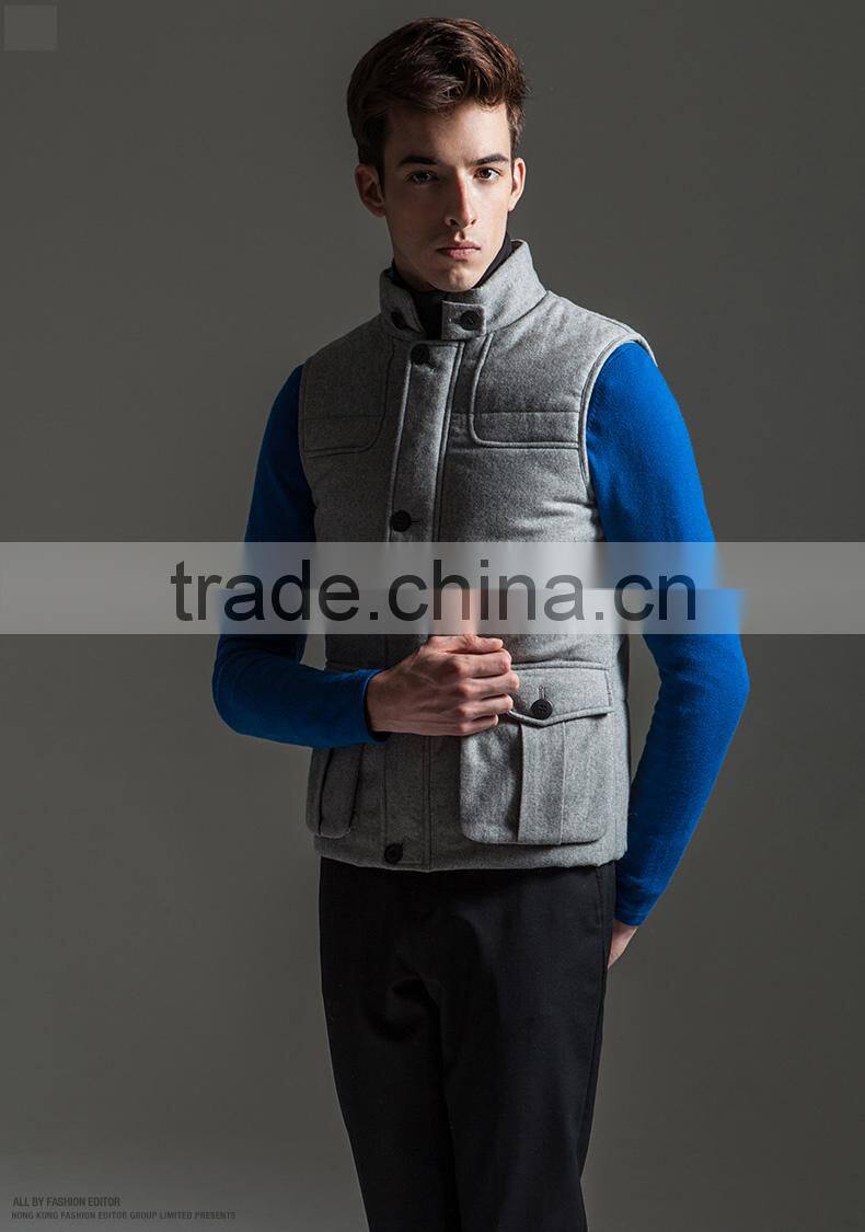 2015 Good After-Sales Spring OEM Men Cotton Vest