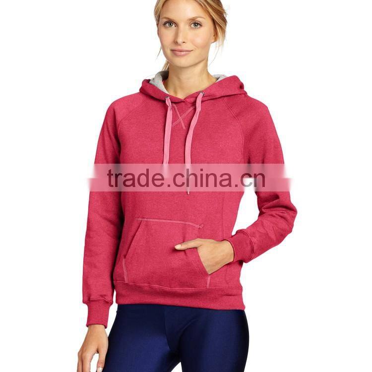 Bulk Designer Different Color Hot Sale Plain Design Fashion Pullover Women Hoodie